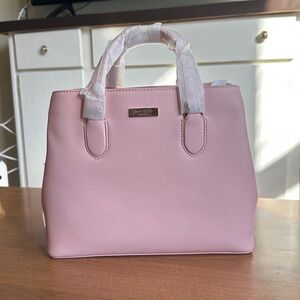 Kate Spade Saffiano Leather Laurel Way Evangelie Satchel Bag in Rose Jade - NWT
